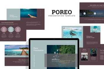 Poreo : Underwater Travel Business Powerpoint