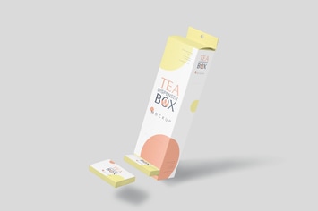Sache Dispenser Box Mockup