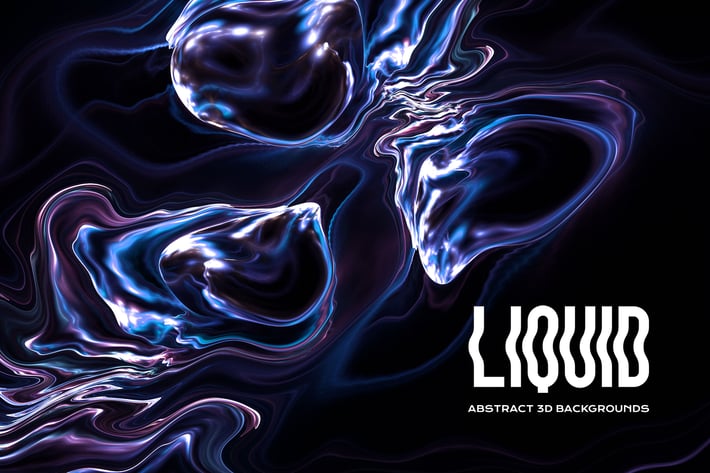 3D Liquid Backgrounds