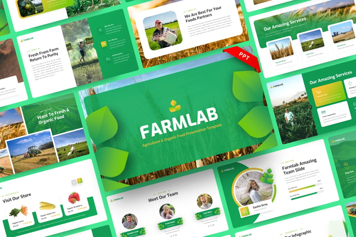 Farmlab - Agriculture & Organic Food PowerPoint