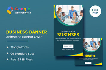 Business Animated Banner Google Web Designer