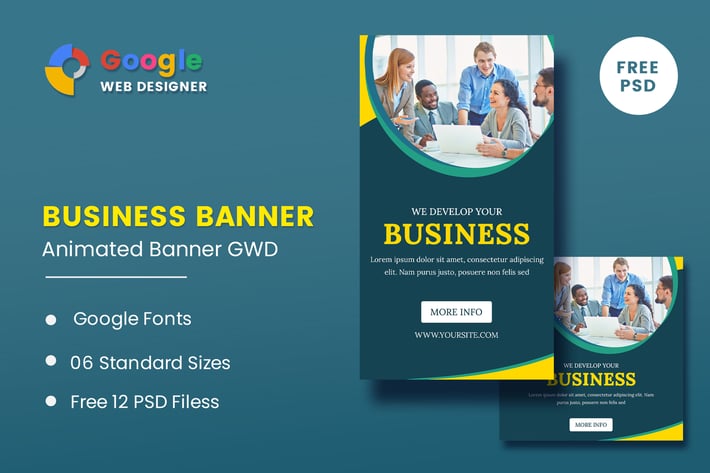 Business Animated Banner Google Web Designer