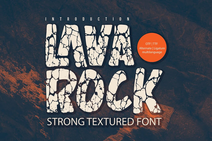 Lavarock - Textured Sans