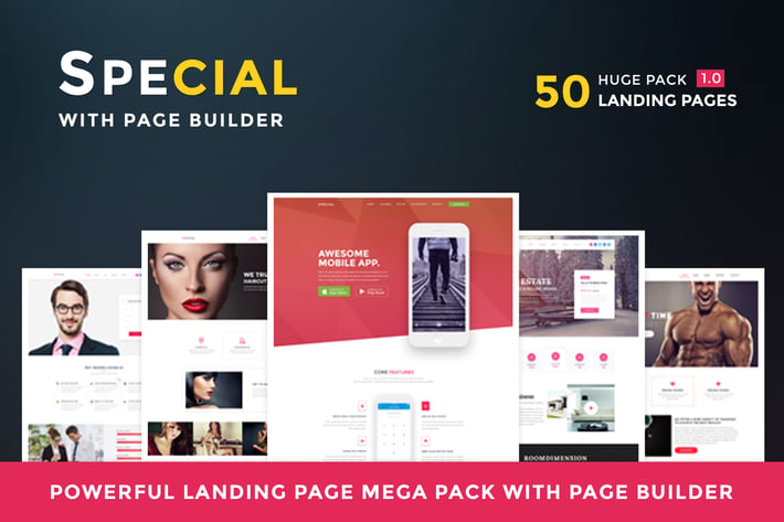 Special - Landing Page HTML Pack