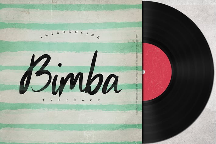 Bimba Script Typeface