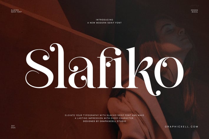 Slafiko Elegant Ligature Typeface