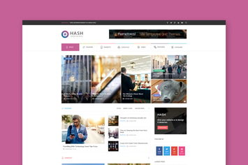 Hash - News & Magazine PSD Template