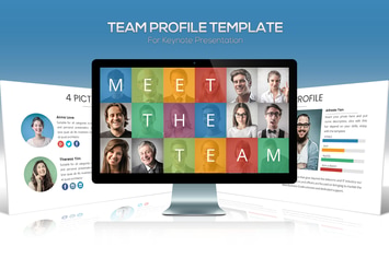 Team Profile Keynote Template