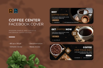 Coffee Center | Facebook Cover