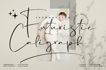 Futuristic Signature Font