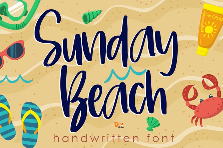 Sunday Beach - Handwritten Font 