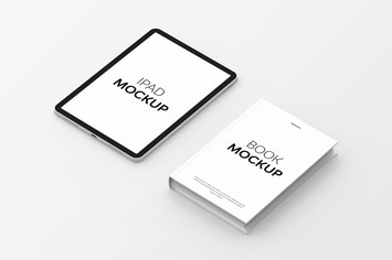 Book & iPad Mockup