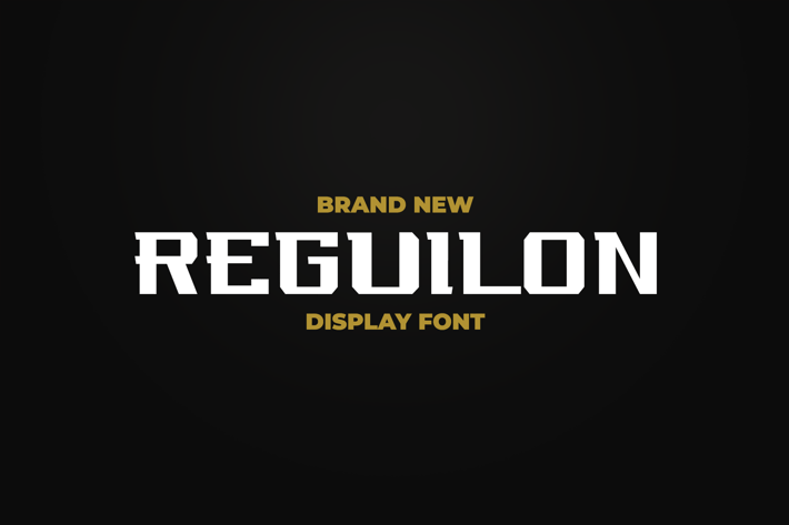 REGUILON SPORT DISPLAY FONT