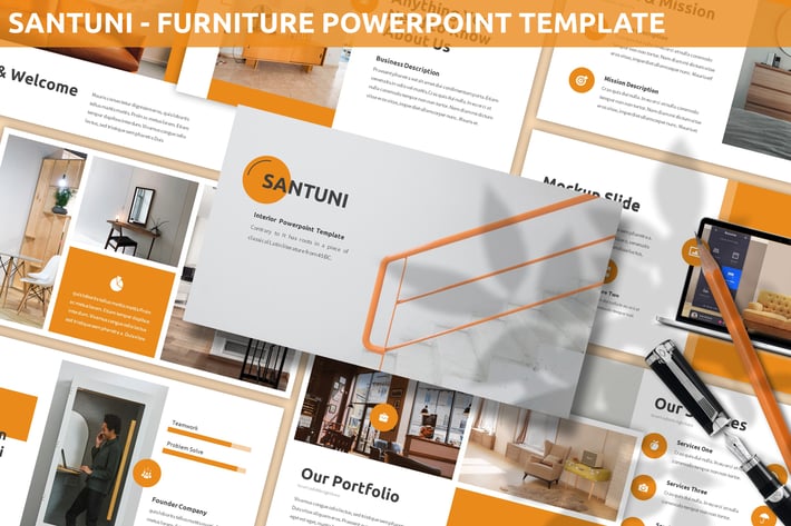 Santuni - Furniture Powerpoint Template