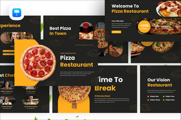 Pizza Restaurant Keynote Presentation Template