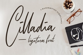 Cilladia - Ligatures Font