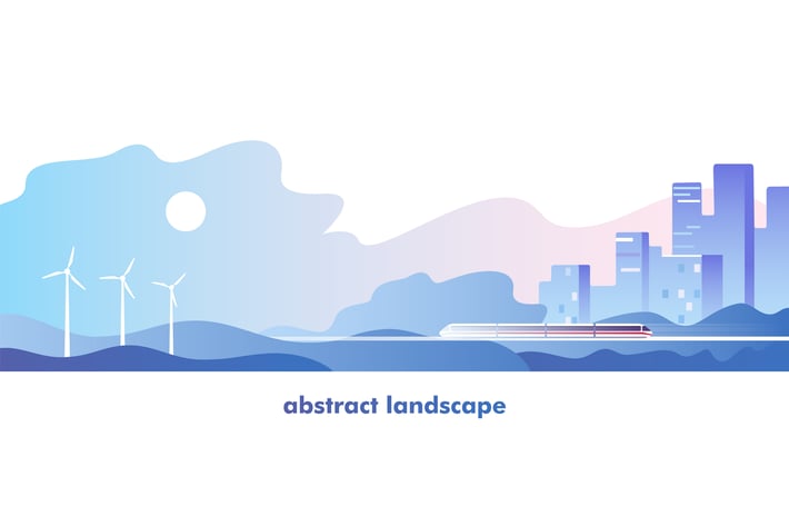 Abstract Urban Landscape