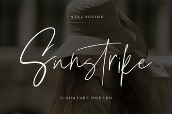 Suntrike Signature Business Font