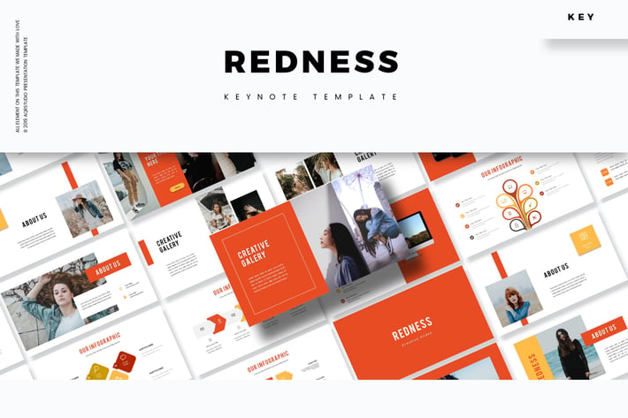 Redness - Keynote Template
