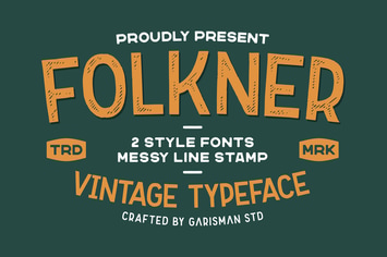 Folkner – Vintage Typeface