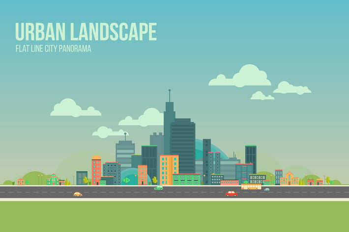 Urban Landscape Background