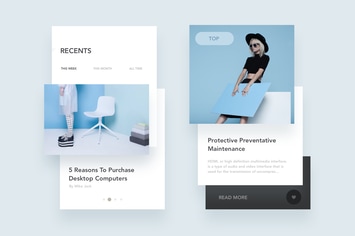 Blog App Layout - UI Kit