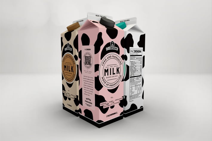 Boxed Drinks Liquid Packaging Mockups