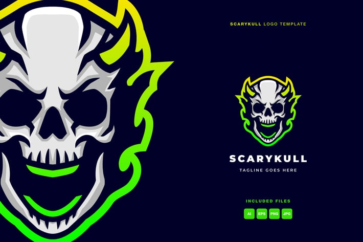 Scarykull Logo Template