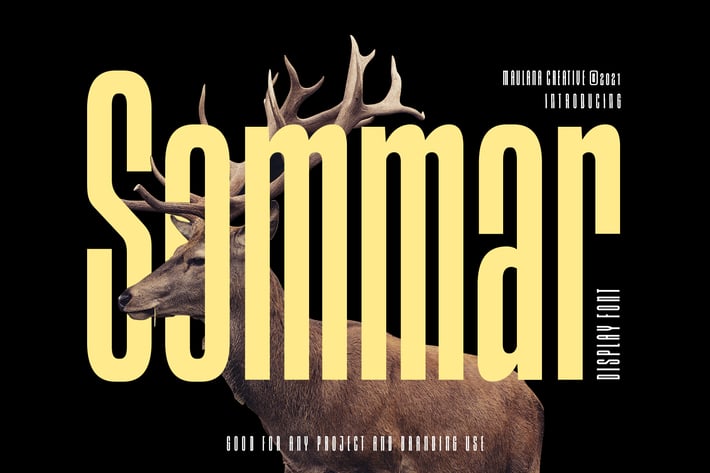 Sommar Display Font