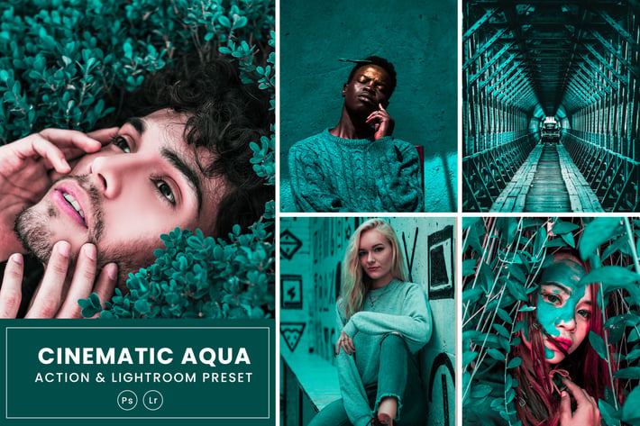 Cinematic Aqua Action & Lightrom Presets