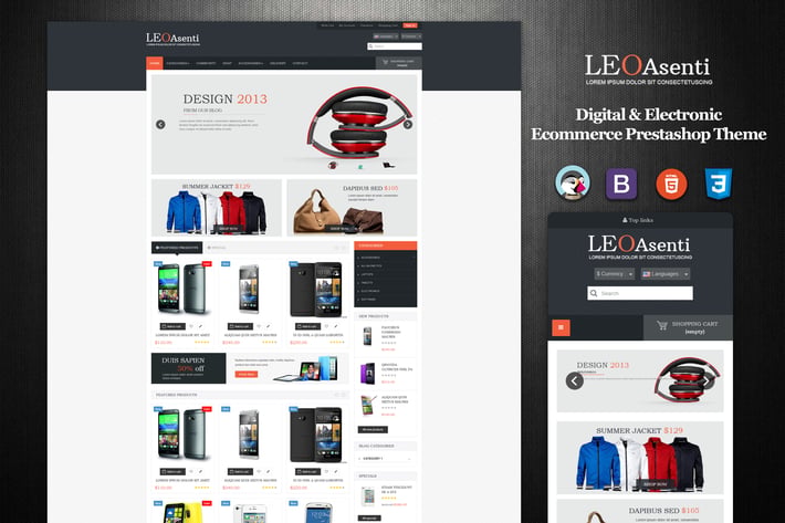 Leo Asenti Prestashop Electronics Theme