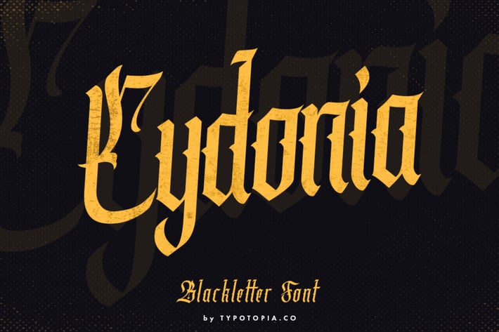 Cydonia – The Blackletter Font