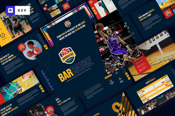 Barbatoz - Basketball Sport Keynote Template