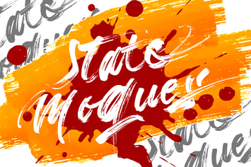 State Moques | Brush Script Font