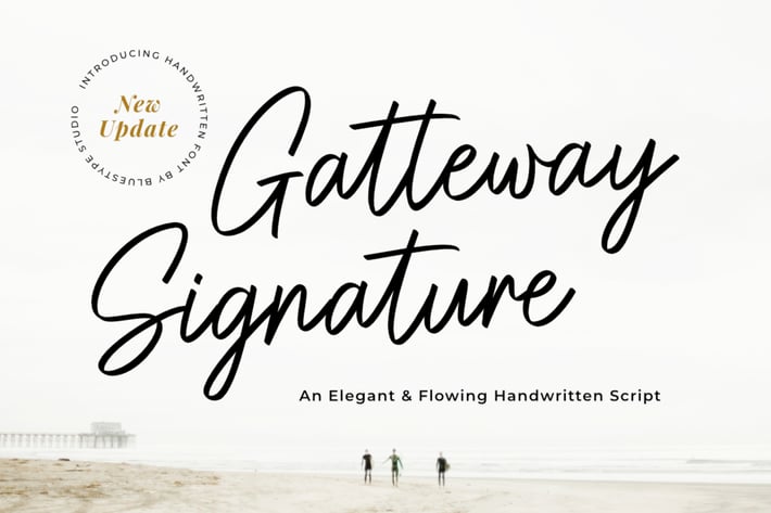 Gatteway Signature - Handwritten Bold Script