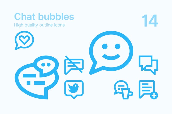 Chat Bubbles Icons
