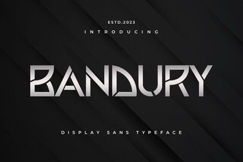 BANDURY - Display Sans Typeface