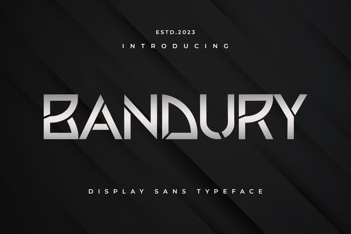 BANDURY - Display Sans Typeface