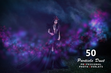 50 Particle Dust Photo Overlays