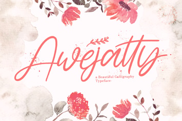 Awejatty - Handwritten Font
