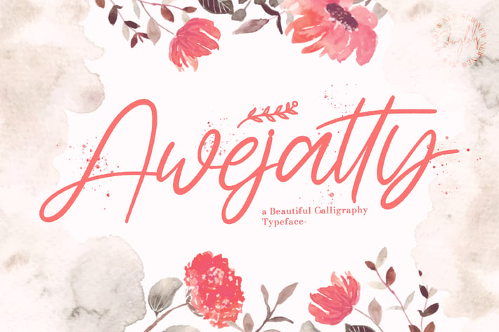 Awejatty - Handwritten Font