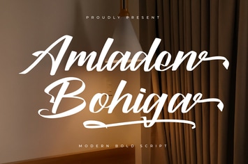 Amladen Bohiga Modern Bold Script