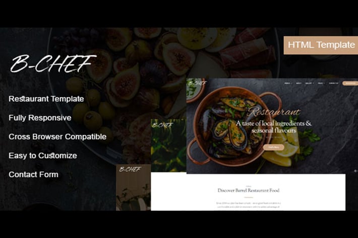 B-Chef - Restaurant HTML Template