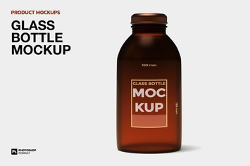 Glass Bottle - Mockup
