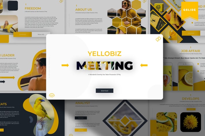 Yellowbiz | Google Slides Template
