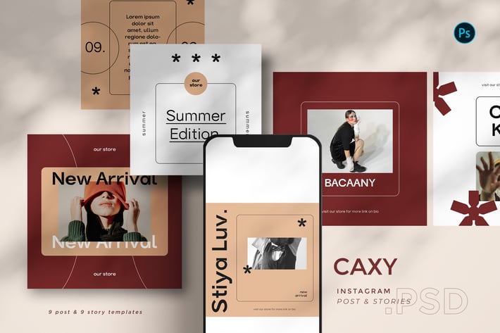 Caxy - Instagram Template Set
