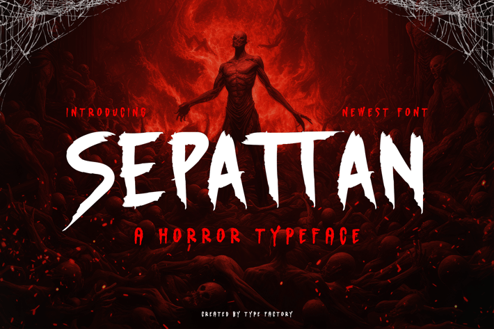 Sepattan - A Horror Typeface