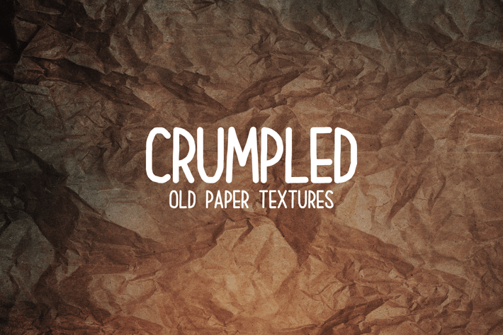 Crumpled Grunge Old Paper Background