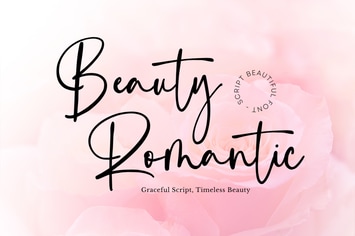 Beauty Romantic - Signature Font