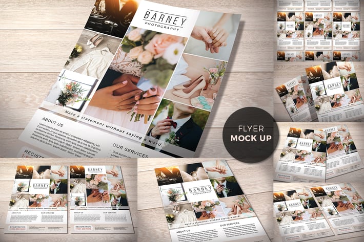 A4 Flyer Mock Up